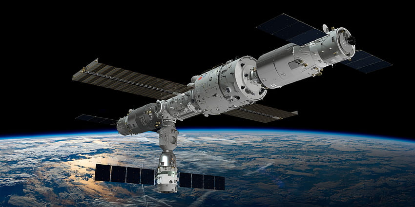 Raumstation, Erde, Station, Weltraum, Umlaufbahn HD-Hintergrundbild