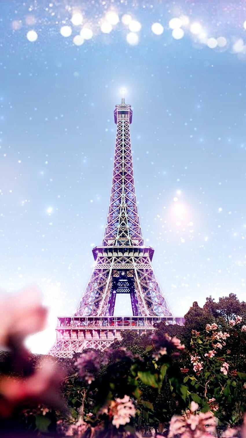 Eiffel Pink Paris Wallpaper - Download to your mobile from PHONEKY