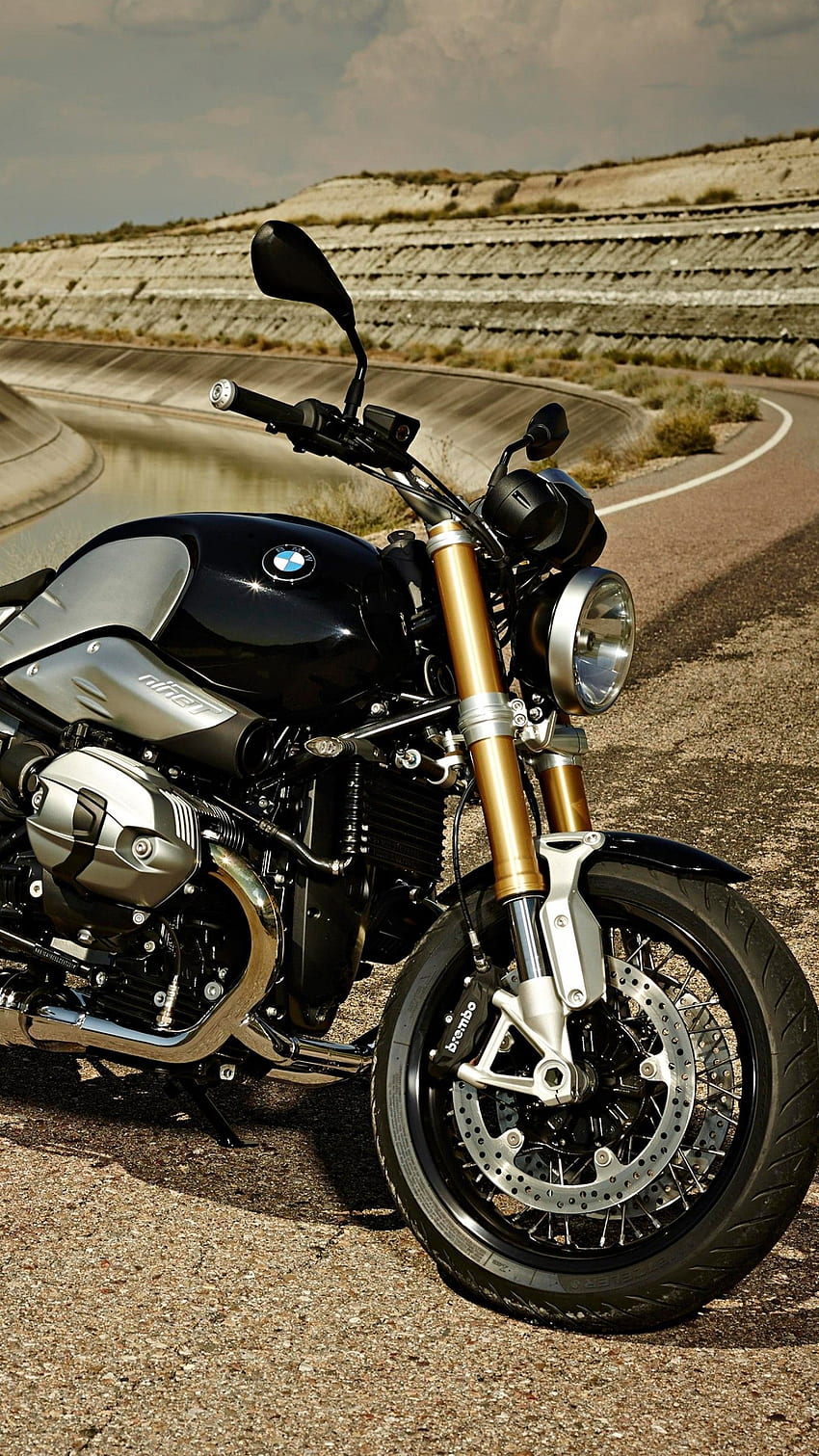 BMW R nineT, Motorrad, 2015, Bike, Review, Probefahrt, Speed, Kaufen, Mieten, Side, Road, Cars & Bikes HD-Handy-Hintergrundbild