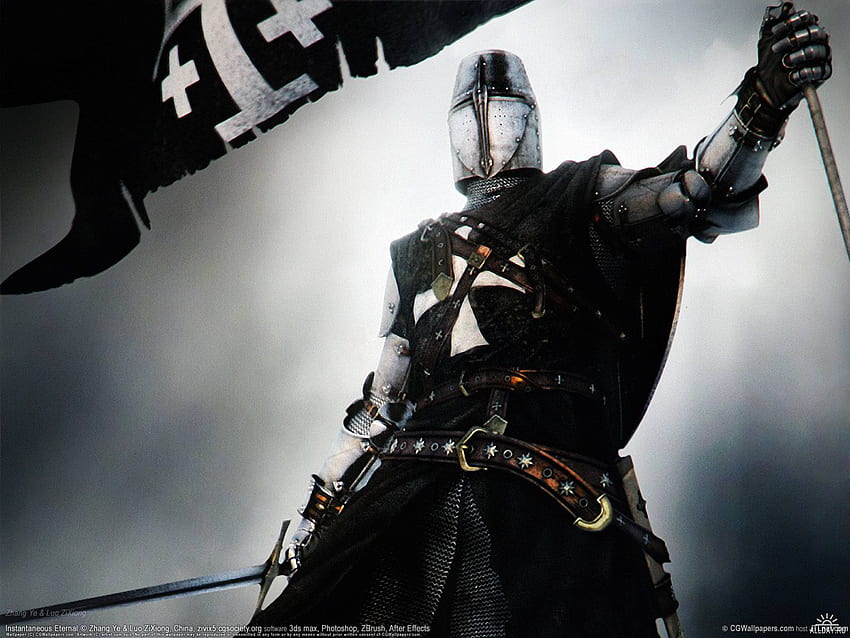 ksatria, Templar / dan Latar Belakang Seluler, Tentara Salib Wallpaper HD