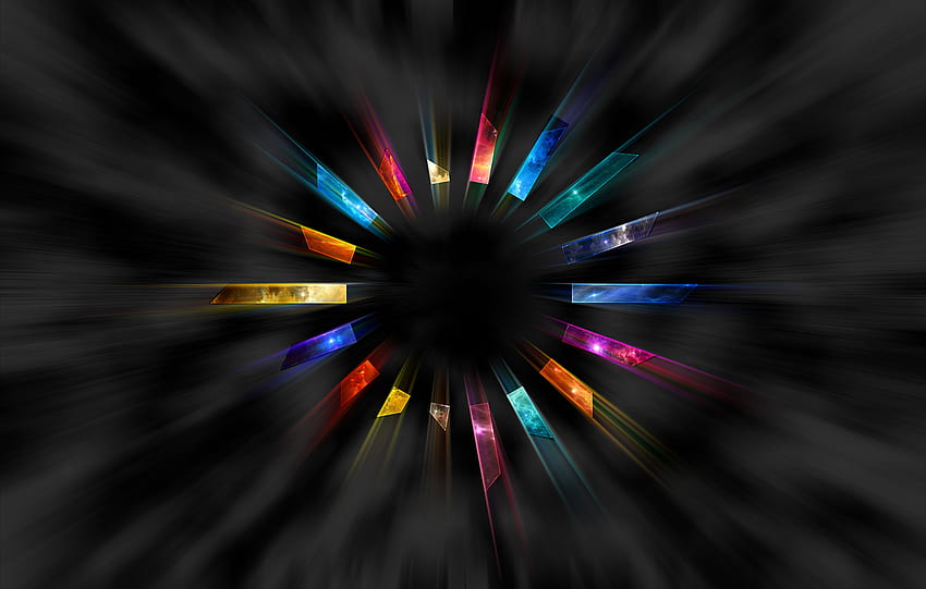 Spectrum, 3d and cg, abstract HD wallpaper