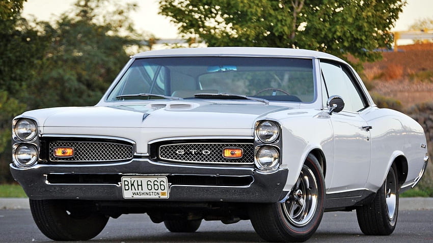 American cars classic pontiac gto, GTO Muscle Car HD wallpaper