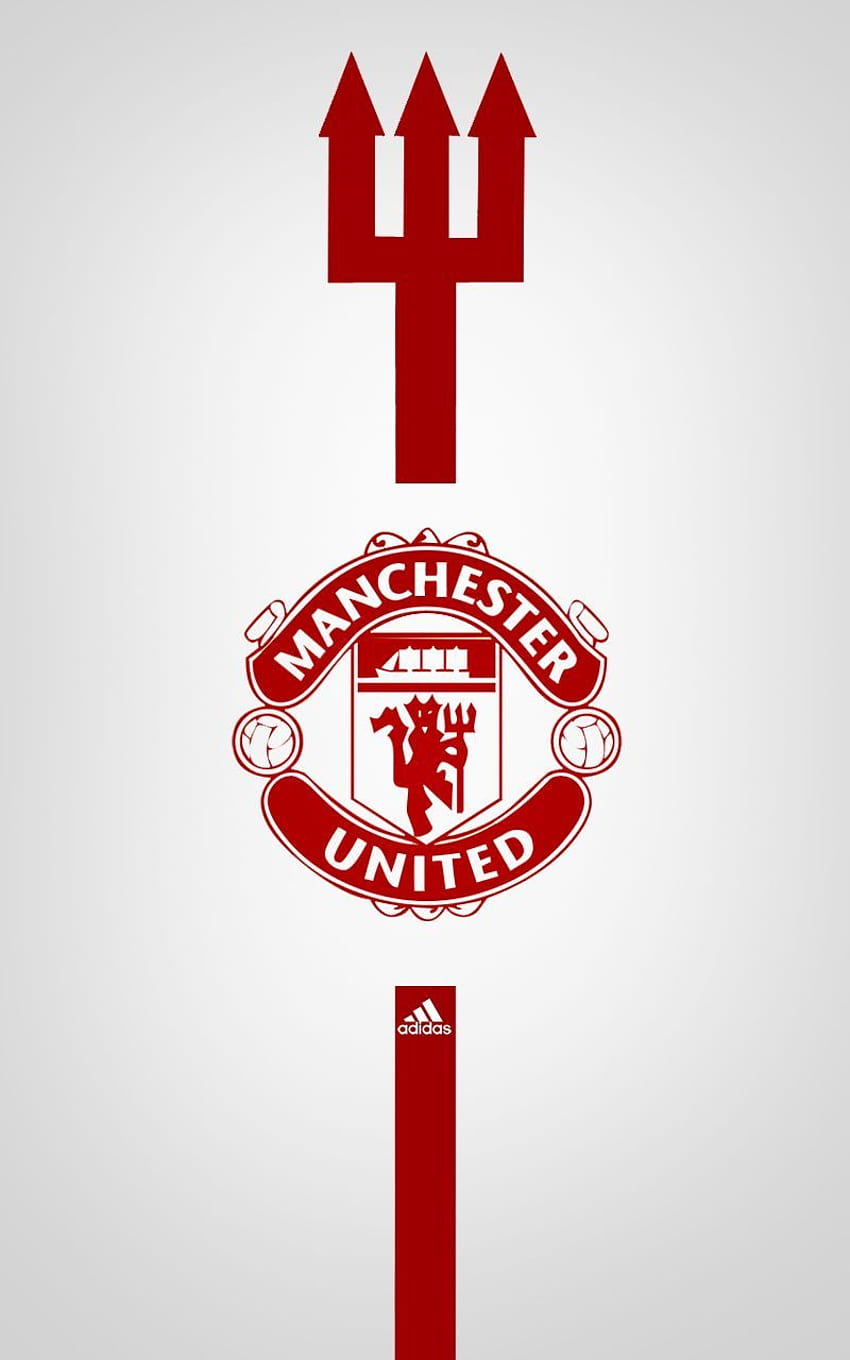 Manchester United Adidas Android white. Manchester, Manchester United Logo HD phone wallpaper