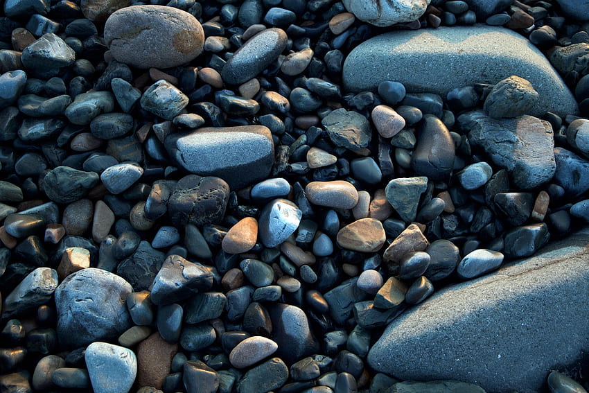 Natura, forma, formy, kamyki, kamienie morskie, kamienie morskie Tapeta HD