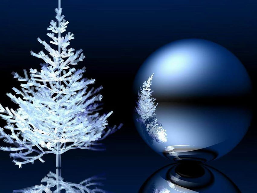 Ice Tree, holiday, reflection, christmas, tree HD wallpaper | Pxfuel