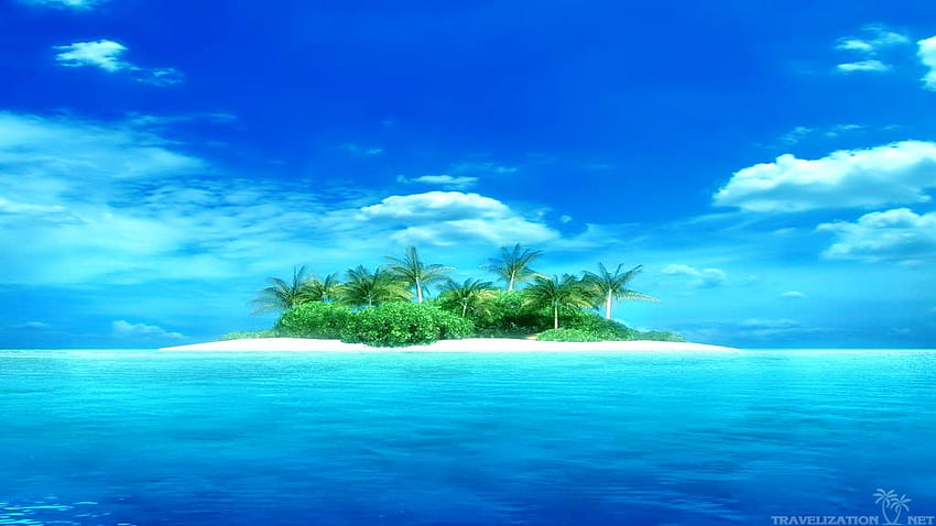 Die schönste Tropeninsel HD-Hintergrundbild