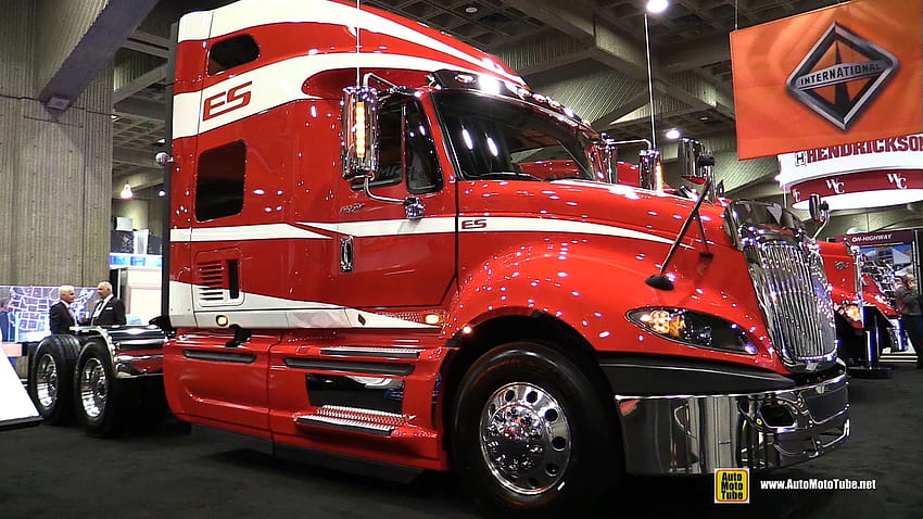 2015 International ProStar Truck with Cummins ISX 450hp Engine - Walkaround - 2015 Expocam - YouTube HD wallpaper