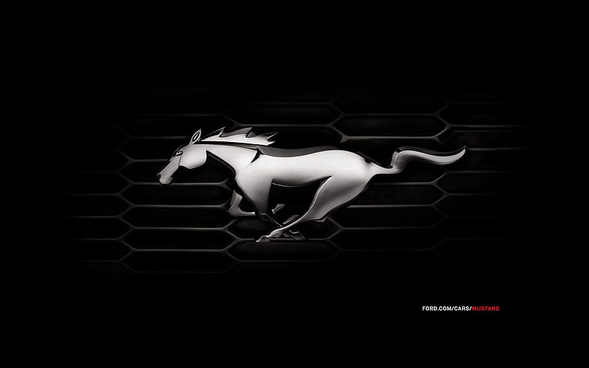 Лого на Mustang HD тапет