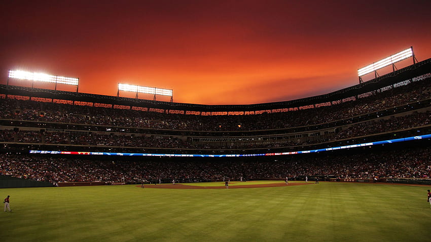 สนามกีฬาตอนกลางคืน - ทีม MLB ที่ดีที่สุด, เบสบอลสุดเจ๋ง วอลล์เปเปอร์ HD