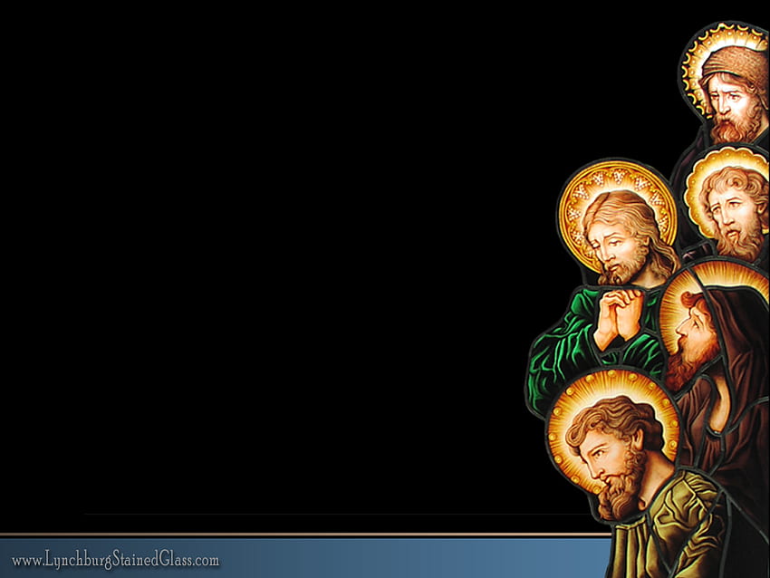 Stained Glass Background 01, Catholic Stained Glass HD wallpaper