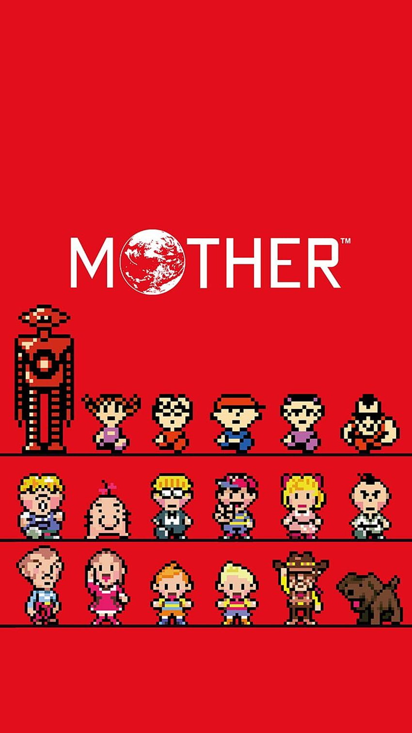Nintendo's LINE account sends out Mother mobile phone HD phone wallpaper