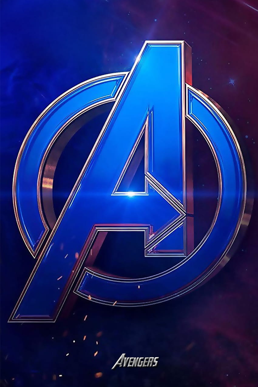 Mściciele. Avengers, Marvel, Captain America, Avengers montują logo Tapeta na telefon HD