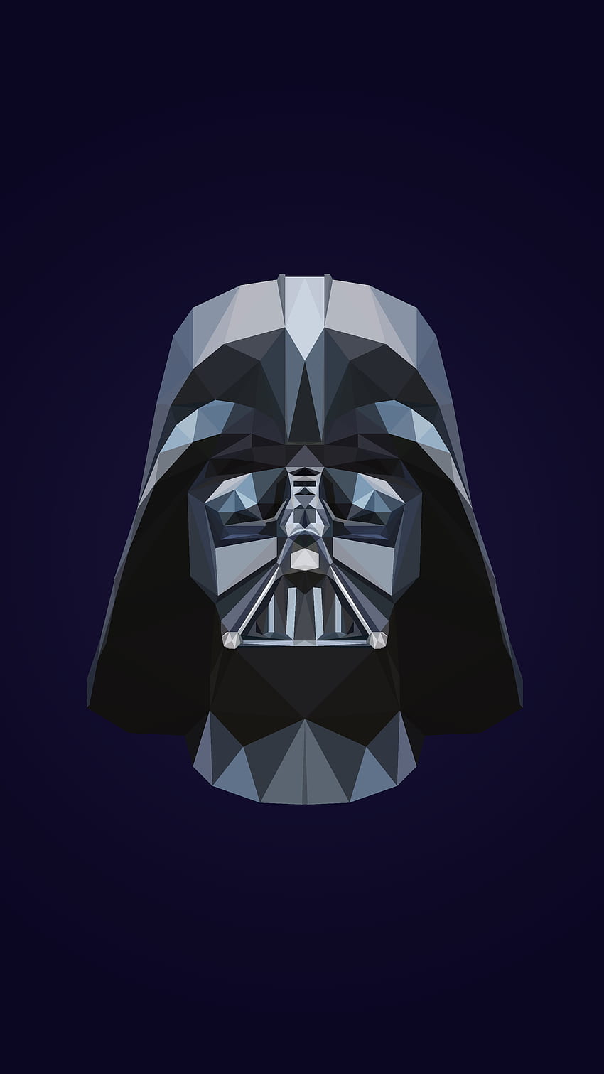 Ultra for Mobile darth vader low poly phone HD phone wallpaper