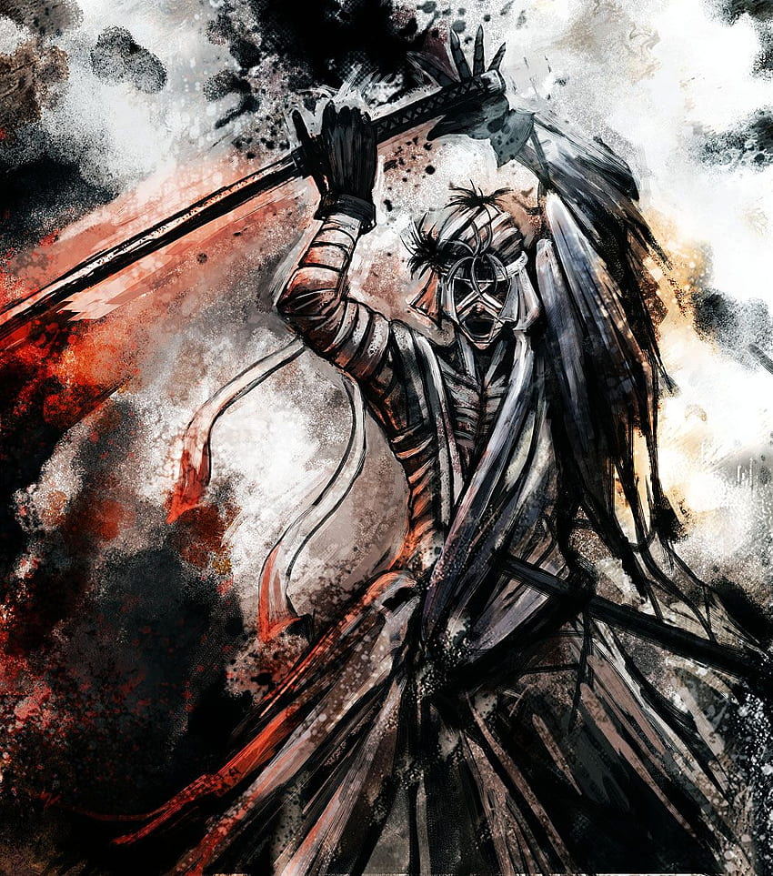Shishio Makoto - Tablero de anime Rurouni Kenshin fondo de pantalla del teléfono