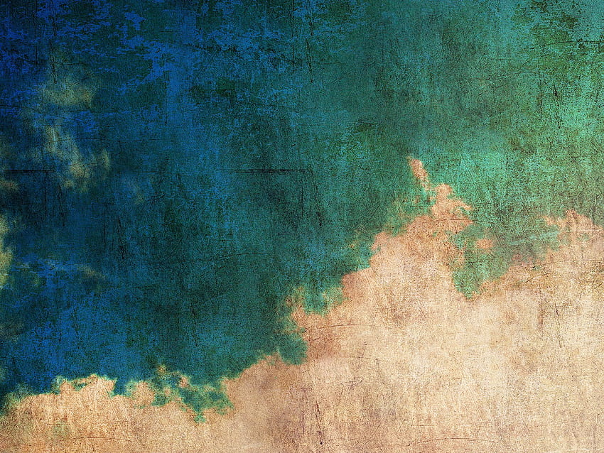 Abstract, simple, texture, vintage , green, blue, background • For You For & Mobile, Green Retro HD wallpaper
