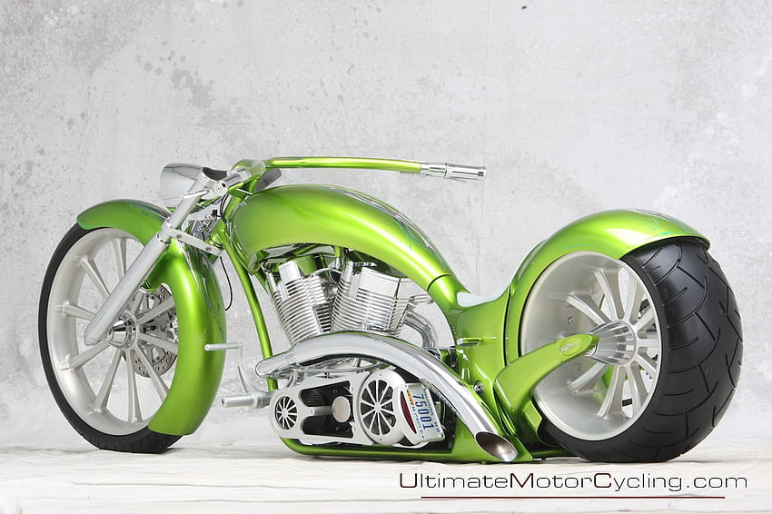 Independent Cycle Custom, hellgrün, Chrom, Fahrrad, Custom HD-Hintergrundbild