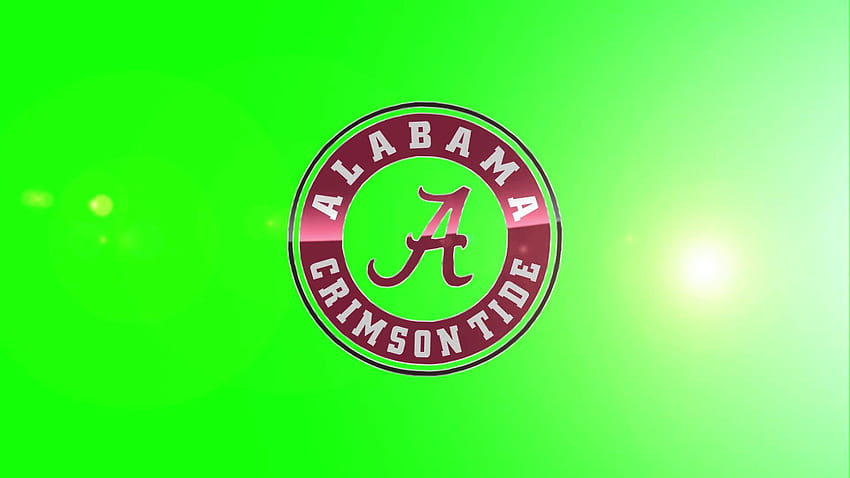 Alabama Logo On Green – The Crimson Locker