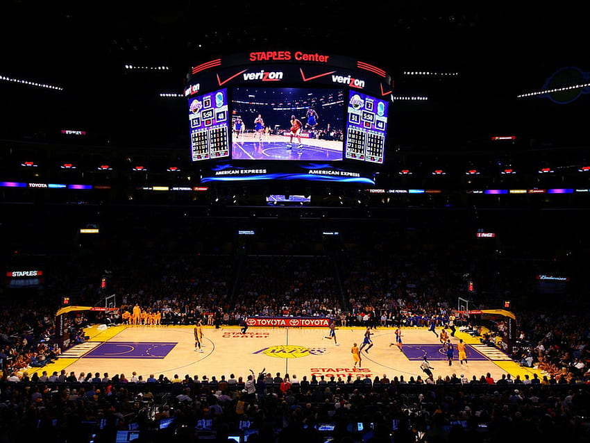 Lakers y Clippers presentan nuevos pisos del Staples Center - SB Nation Los Angeles fondo de pantalla
