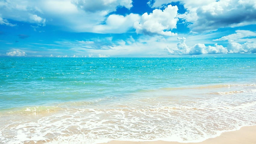 Playa de verano para fondo de pantalla