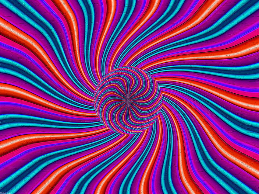 abstract, circles, lines, Cool Optical Illusions HD wallpaper