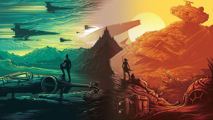 Membuat dua poster IMAX : StarWars, W: Two Worlds Wallpaper HD