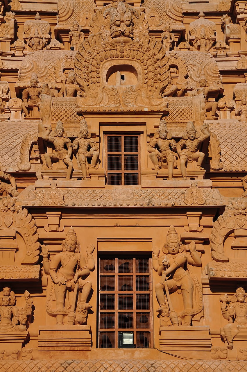 Gran Templo Tanjore, Thanjavur fondo de pantalla del teléfono