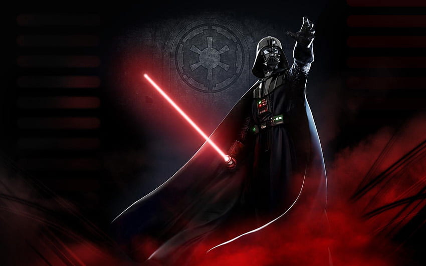 Darth Vader, Darth Vader Logo HD wallpaper