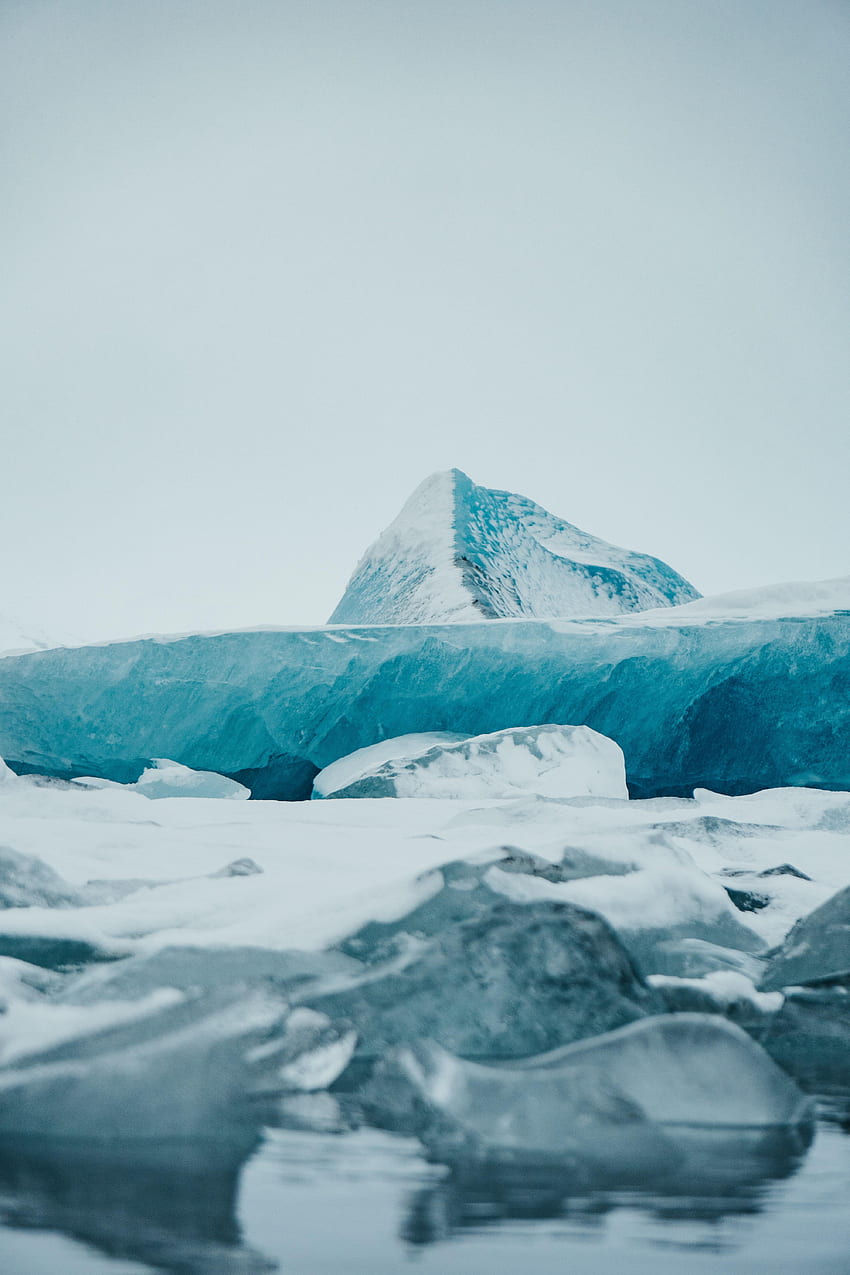 Върхове, природа, лед, сняг, връх, покрити със сняг, заснежени, ледени късове HD тапет за телефон