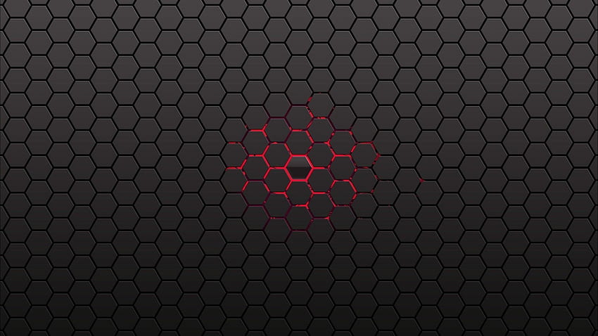 Honeycomb background, Black Honeycomb HD wallpaper
