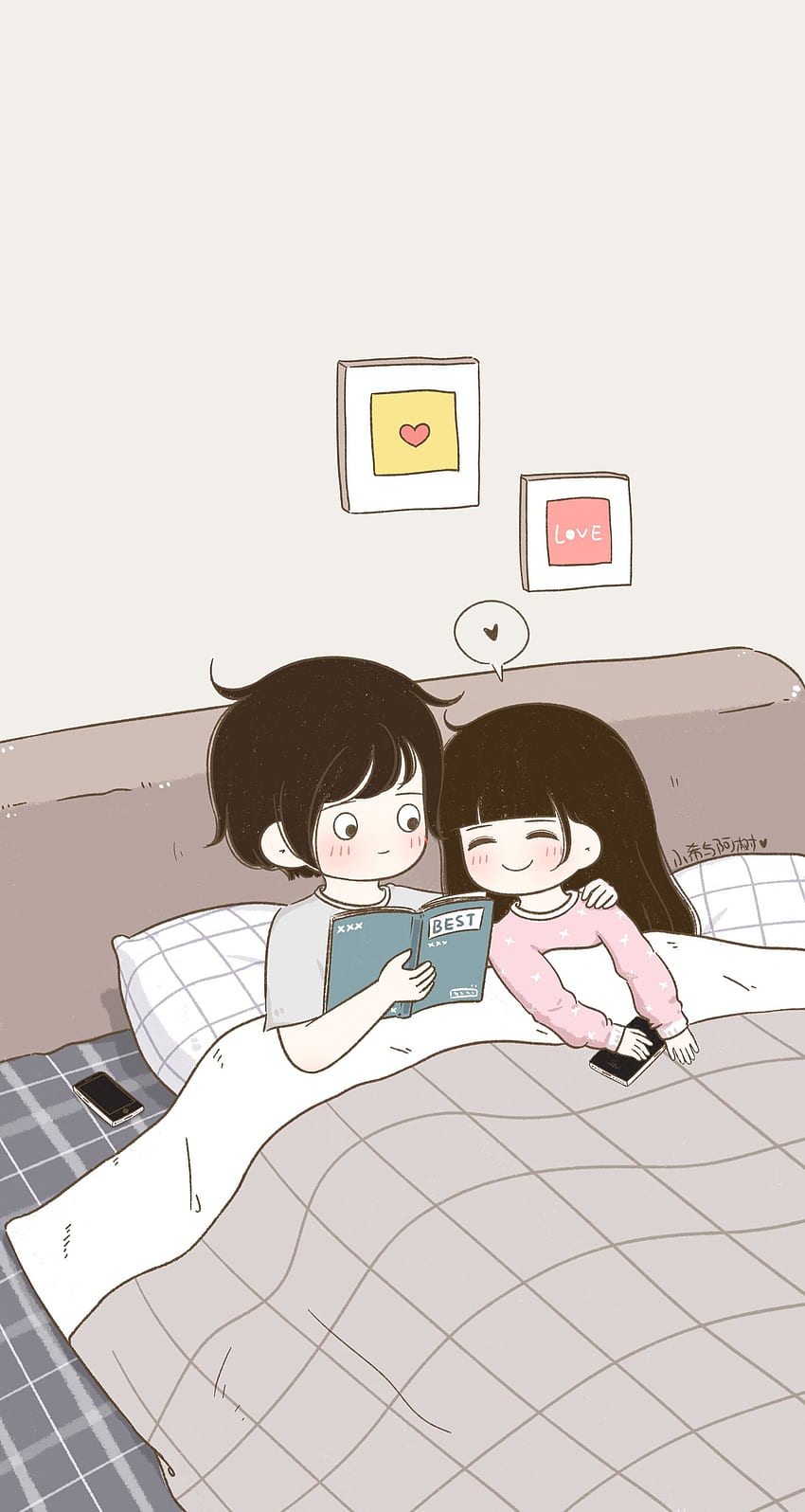 Cute Couple Goals Cartoon, Cute Couple Cartoons HD phone wallpaper ...