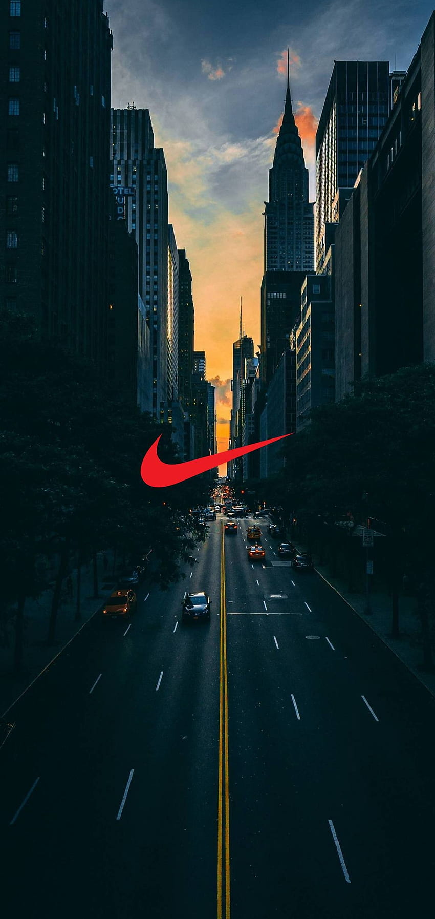 Nike - Top Best 75 Nike-Hintergrund, Nike-Sonnenuntergang HD-Handy-Hintergrundbild