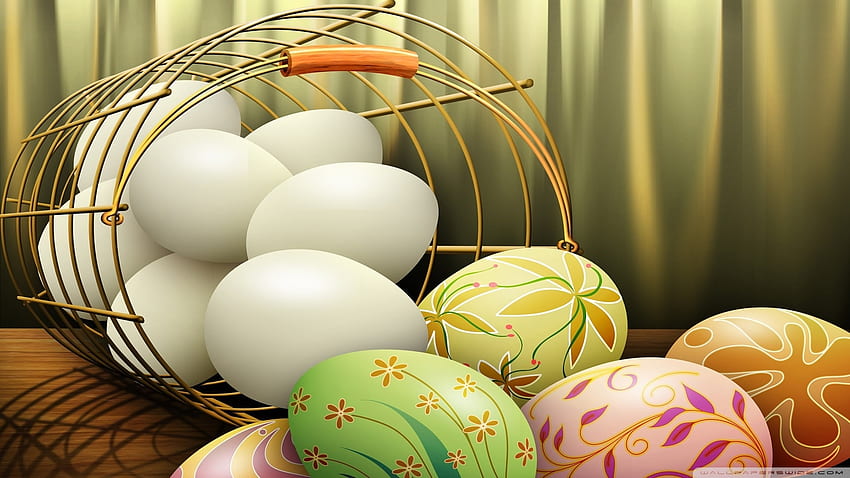 Painted Easter Eggs, Eggs, Easter, , Painted HD wallpaper