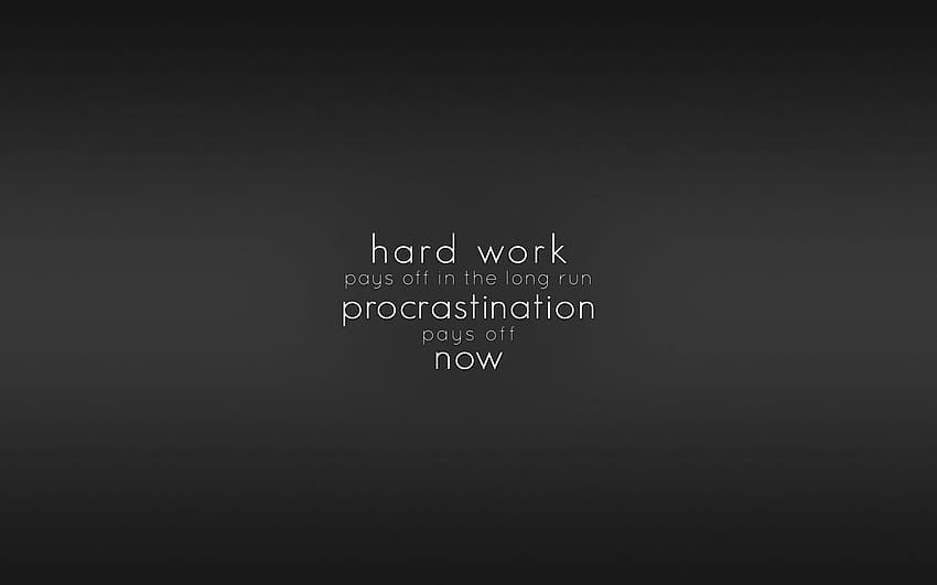 Without working hard or just by sitting idle it's become hard, Bing Inspirational HD wallpaper