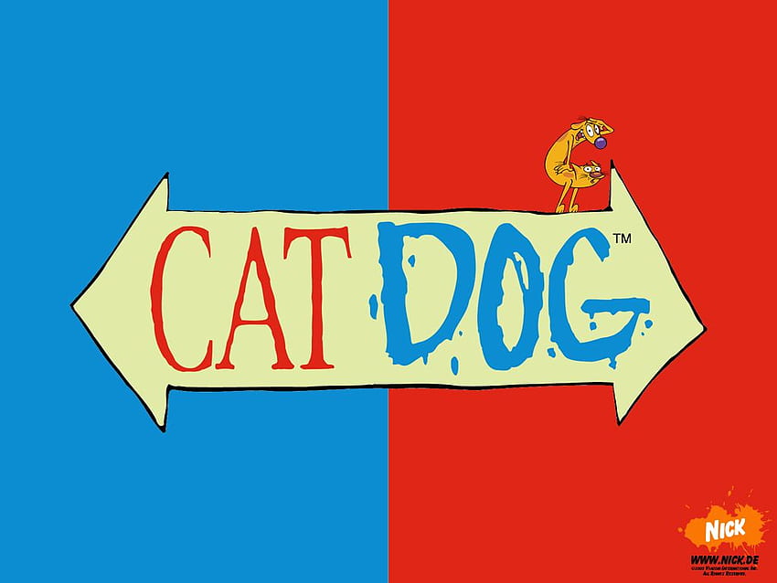 Kedi köpek. 90'larda bunu izlediğimi hatırlıyorum, CatDog Cartoon HD duvar kağıdı