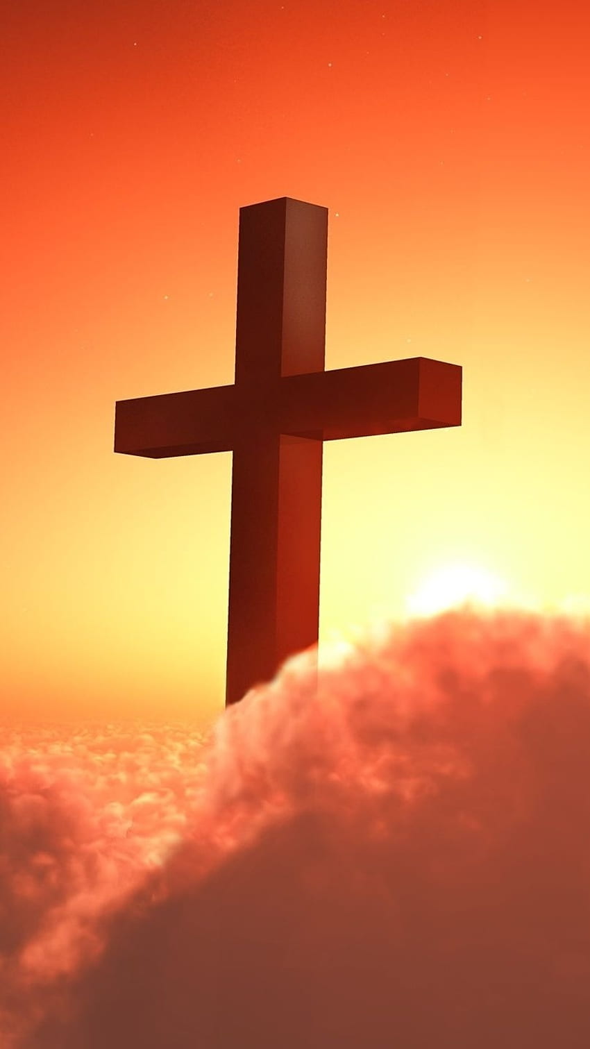Jesus-Kreuz, Yeshu-Kreuz HD-Handy-Hintergrundbild