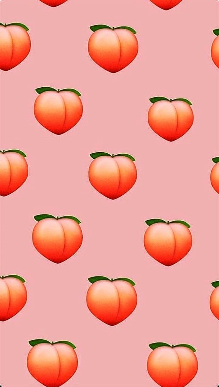 Peach , Emoji iphone HD phone wallpaper