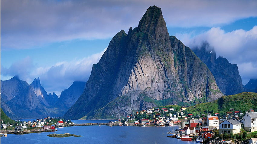 Kepulauan Lofoten di Norwegia dan - Wallpaper HD