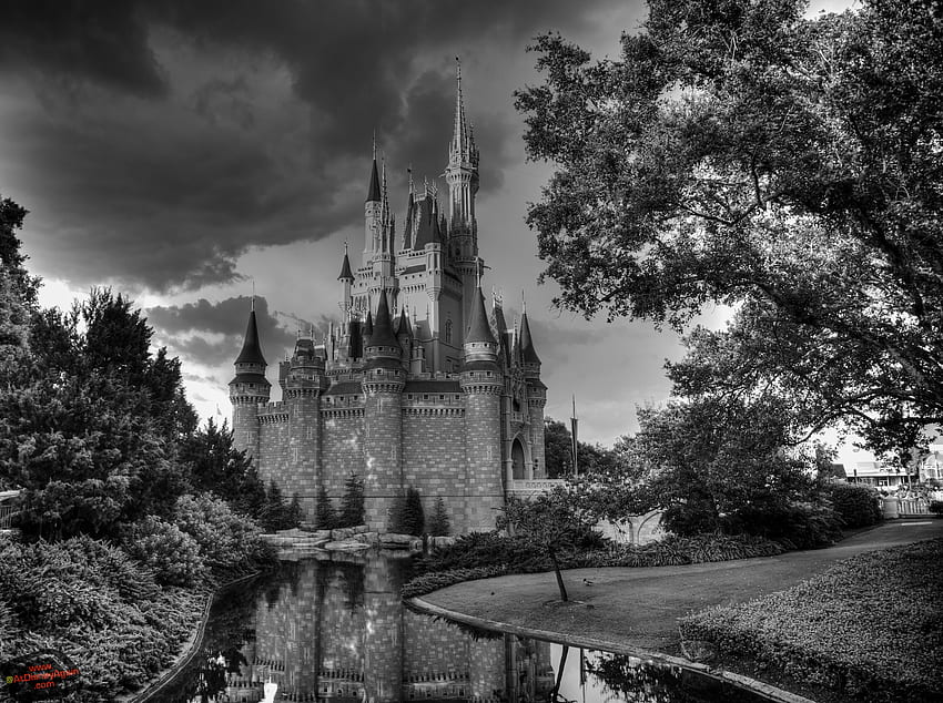Cinderella Castle – AtDisneyAgain, Castle Black HD wallpaper