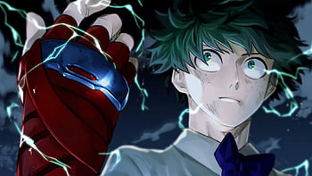 Midoriya Izuku, electric blue, tokyo manji, art, Tokyo Revengers ...