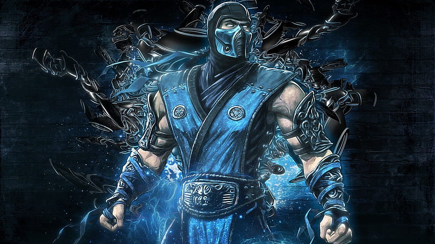 Gra wideo Mortal Kombat Sub Zero (Mortal Kombat) Papel De Parede, Mortal Kombat 9 Sub-Zero Tapeta HD