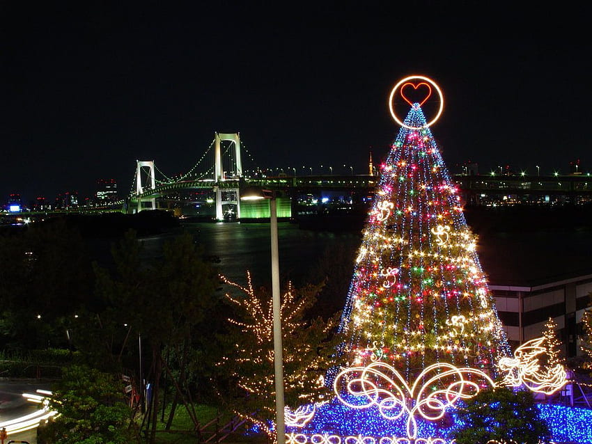 Christmas Illuminations in Japan NO.10 HD wallpaper