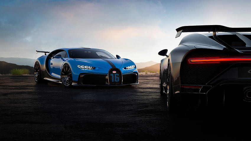 Bugatti Chiron Pur Sport 2020 HD тапет