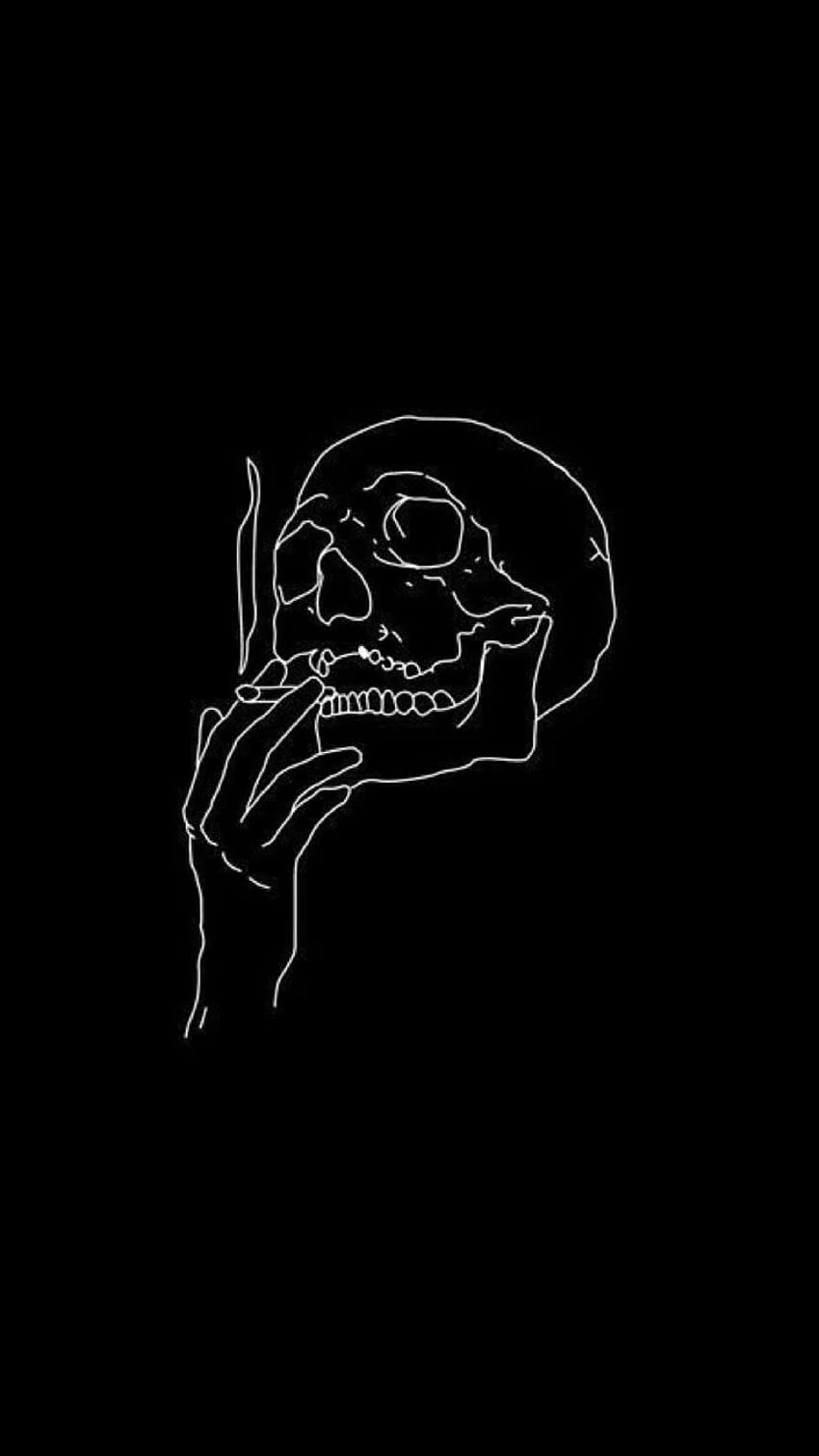 The ϟ Influencia, Skull Smoke Sfondo del telefono HD