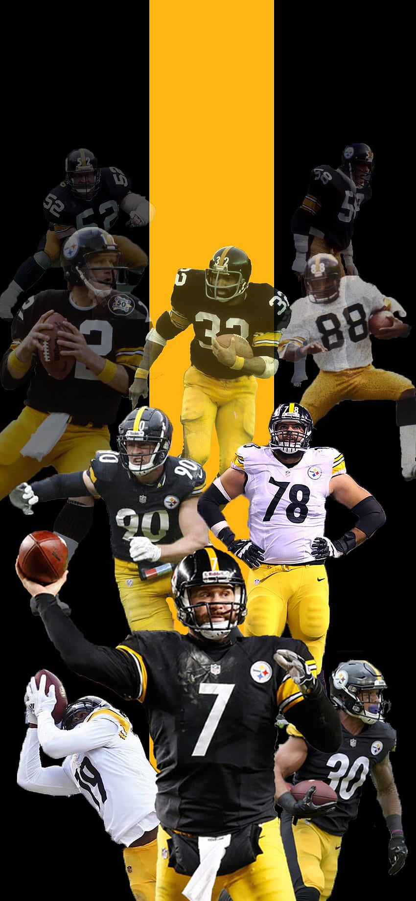 I made with some of my favorite past and present Steelers: steelers, Cool Steelers HD phone wallpaper