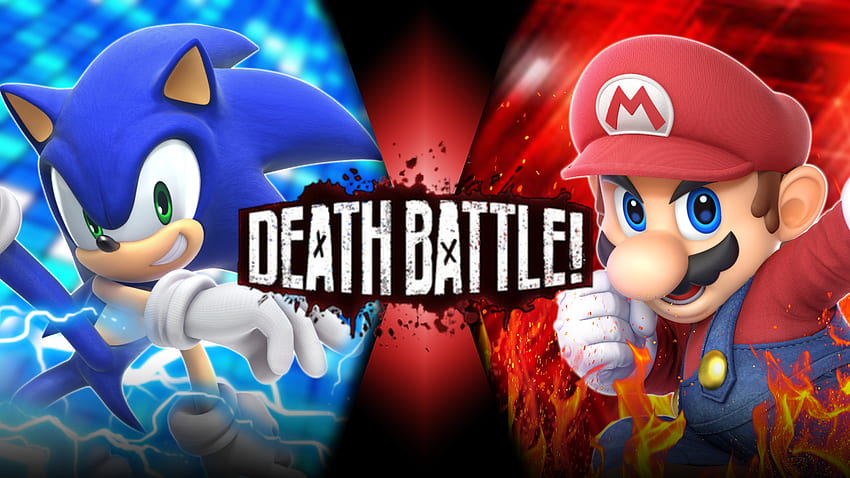Потребителски блог: Oofman789 Mario Vs Sonic. Смъртната битка Фанон HD тапет