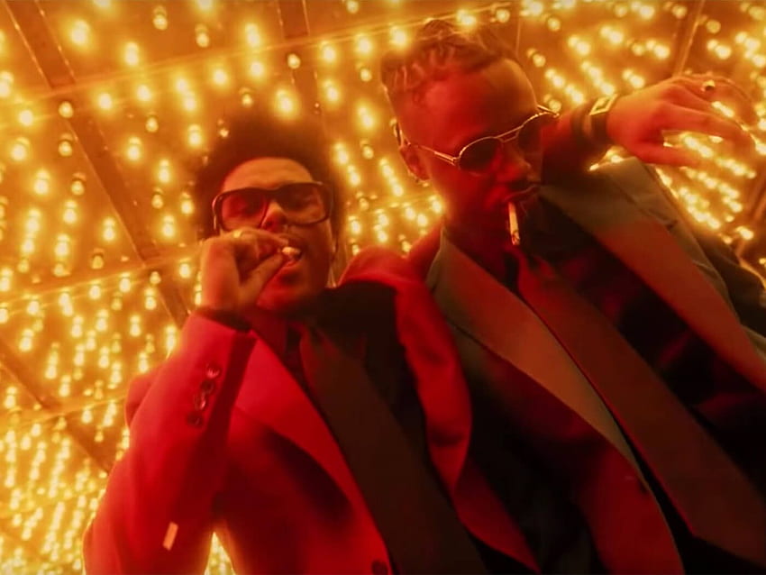 The Weeknd, Metro Boomin haben eine wilde Nacht im „Heartless“-Video HD-Hintergrundbild