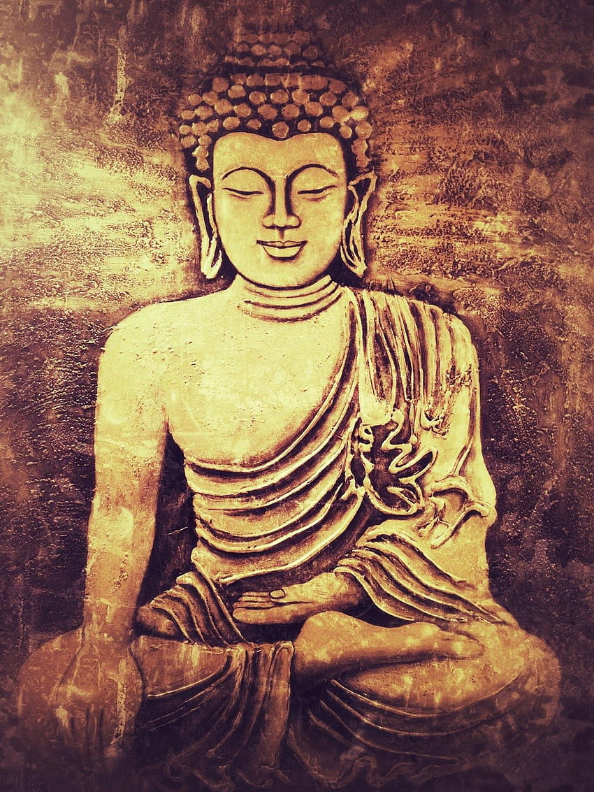Картини на Буда, будистко изкуство HD тапет за телефон