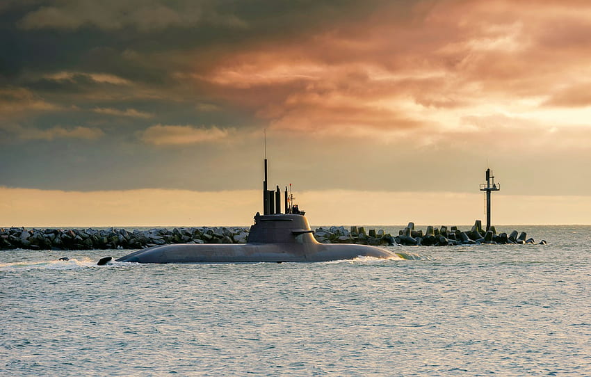 잠수함, 방문, Klaipeda, 독일 해군, 섹션 оружие HD 월페이퍼