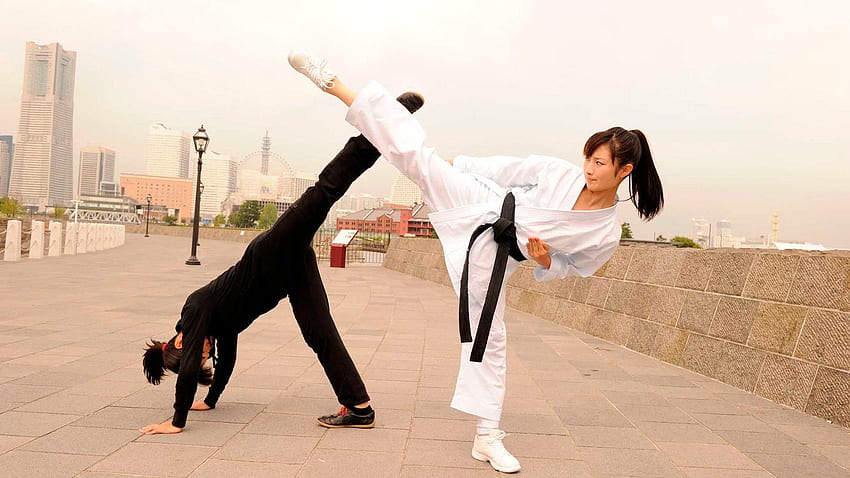 Karate girl . sharovarka, Female Martial Arts HD wallpaper | Pxfuel
