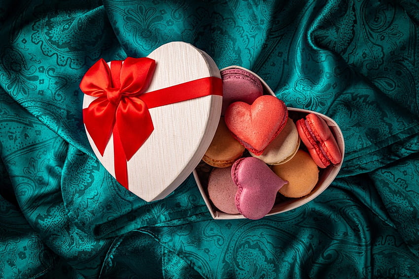 Macaron-Geschenk für Sie!, süß, Cremes, Lebensmittel, Macaron HD-Hintergrundbild